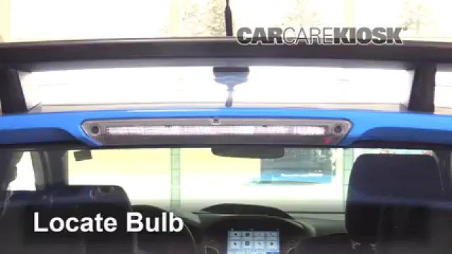 2017 Ford Focus RS 2.3L 4 Cyl. Turbo Luces Luz de freno central (reemplazar foco)